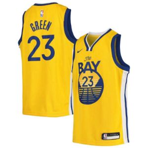 Golden State Warriors Draymond Green Nike Swingman Player Statement Jersey Kids - Gold | Ireland F4480M2 sold by The Bright Side