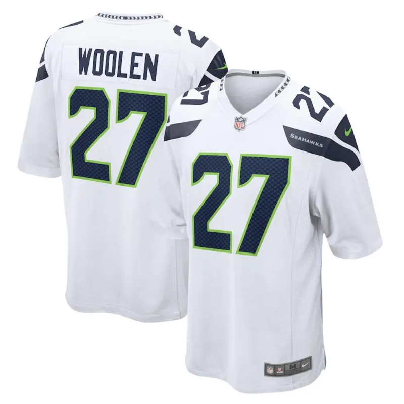 Youth Seattle Seahawks Tariq Woolen Game Jersey - White sold by The Bright Side