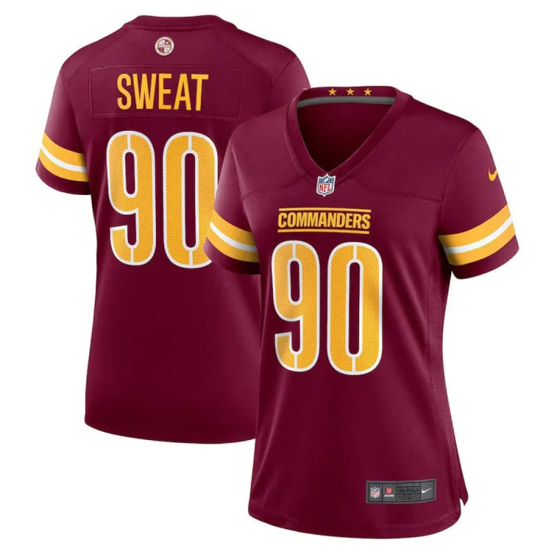 Women's Washington Commanders Montez Sweat Game Jersey - Burgundy sold by The Bright Side