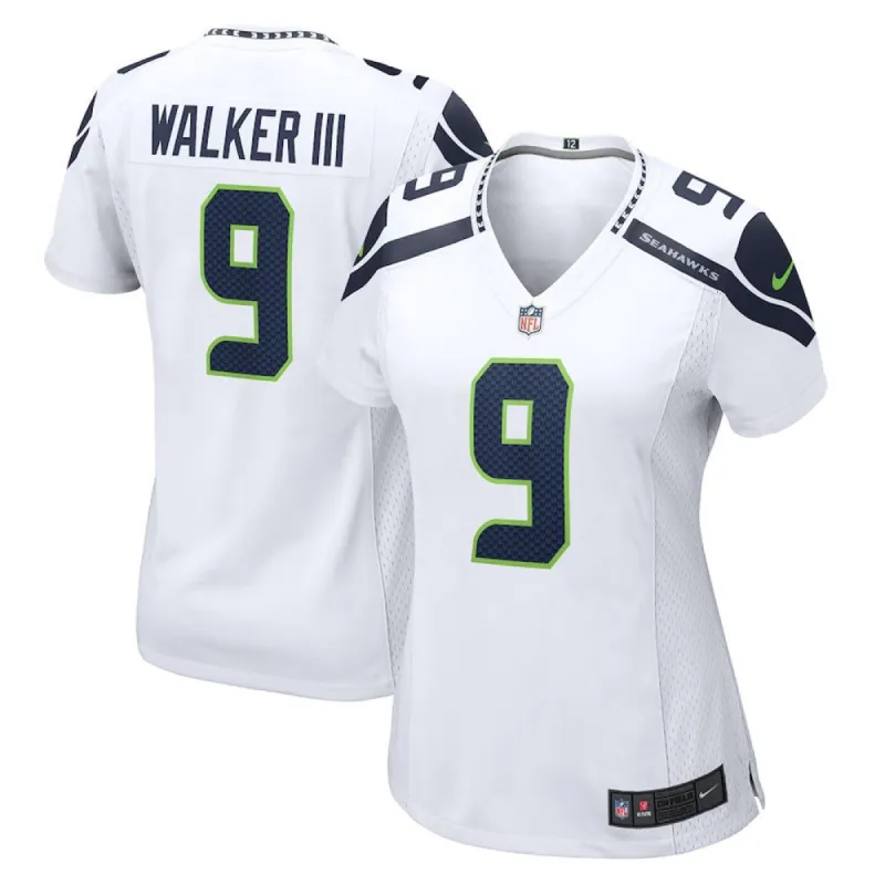 Women's Seattle Seahawks Kenneth Walker III Game Jersey - White sold by The Bright Side