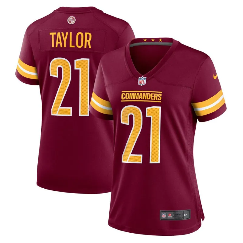 Women's Washington Commanders Sean Taylor Retired Player Game Jersey Burgundy sold by The Bright Side