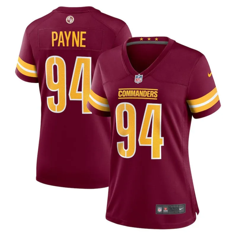 Women's Washington Commanders DaRon Payne Game Jersey - Burgundy sold by The Bright Side