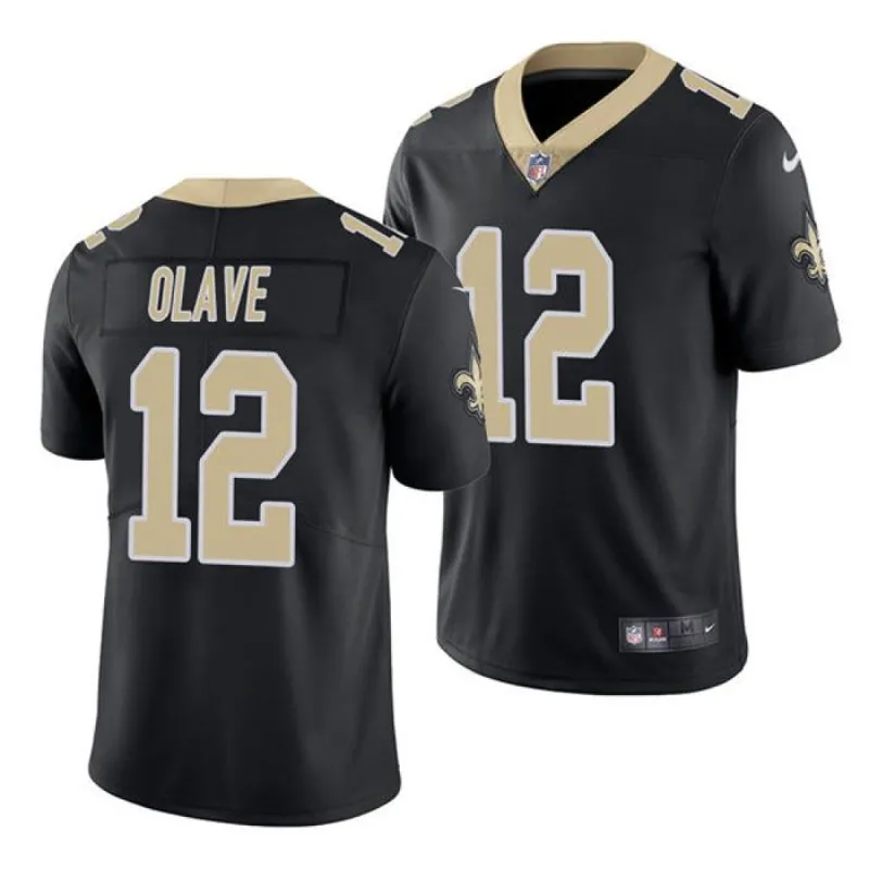 Men's New Orleans Saints Chris Olave Vapor Jersey - Black sold by The Bright Side