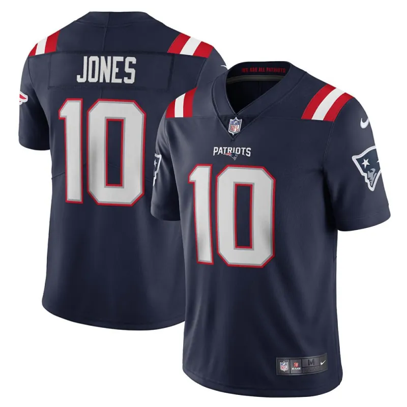 Men's New England Patriots Mac Jones Vapor Limited Jersey Navy sold by The Bright Side