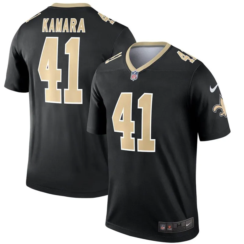 Men's New Orleans Saints Alvin Kamara Legend Jersey Black sold by The Bright Side