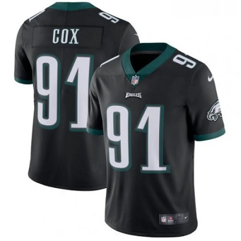 Men's Philadelphia Eagles Fletcher Cox Vapor Jersey - Black sold by The Bright Side