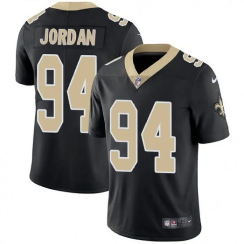 Men's New Orleans Saints Cam Jordan Vapor Jersey Black sold by The Bright Side