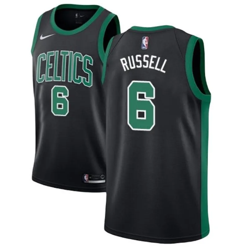Men's Boston Celtics Bill Russell Statement Edition Jersey - Black sold by The Bright Side