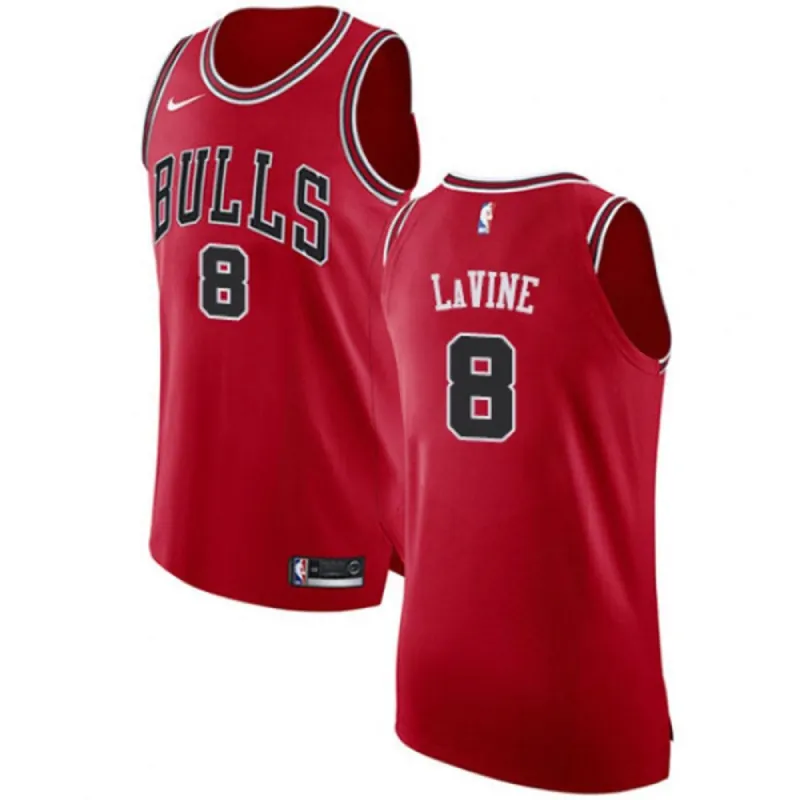 Women's Chicago Bulls Zach LaVine Icon Edition Jersey - Red sold by The Bright Side