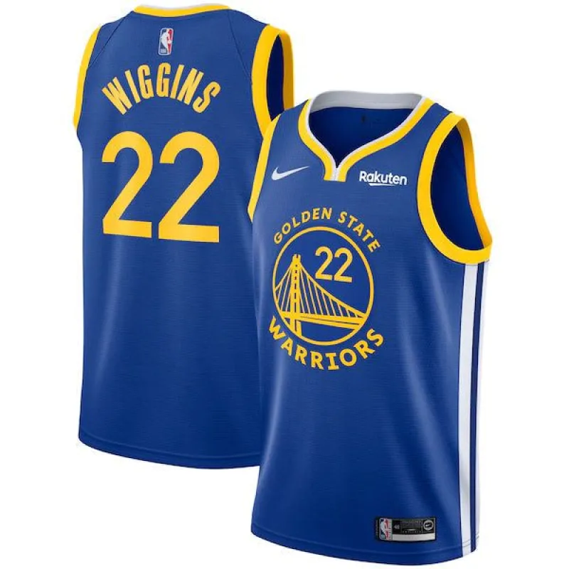 Men's Golden State Warriors Andrew Wiggins Icon Edition Jersey - Blue sold by The Bright Side