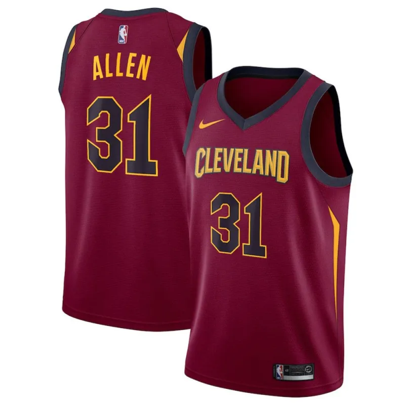 Men's Cleveland Cavaliers Jarrett Allen Icon Edition Jersey - Maroon sold by The Bright Side