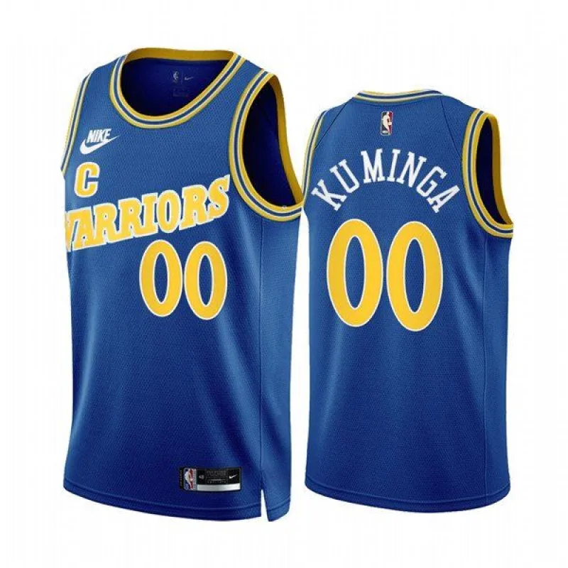 Men's Golden State Warriors #00 Jonathan Kuminga 2022/23 Royal Classic Edition Stitched Jersey sold by The Bright Side