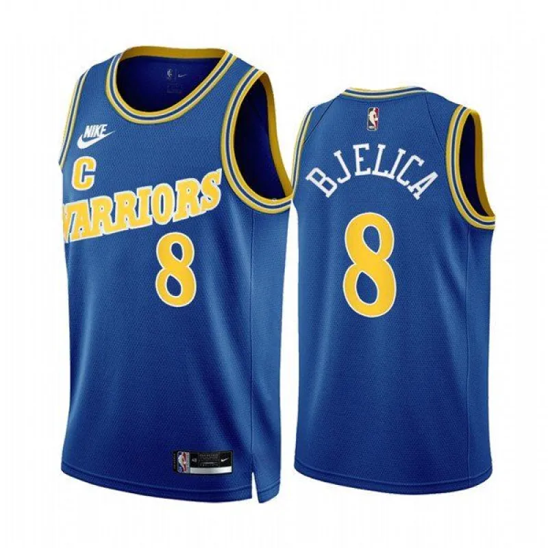 Men's Golden State Warriors #8 Nemanja Bjelica 2022/23 Royal Classic Edition Stitched Jersey sold by The Bright Side