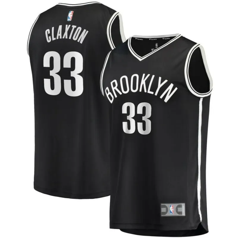 Brooklyn Nets Nicolas Claxton Fanatics Branded Fast Break Player Icon Jersey Mens - Black | Ireland Z4523B1 sold by The Bright Side