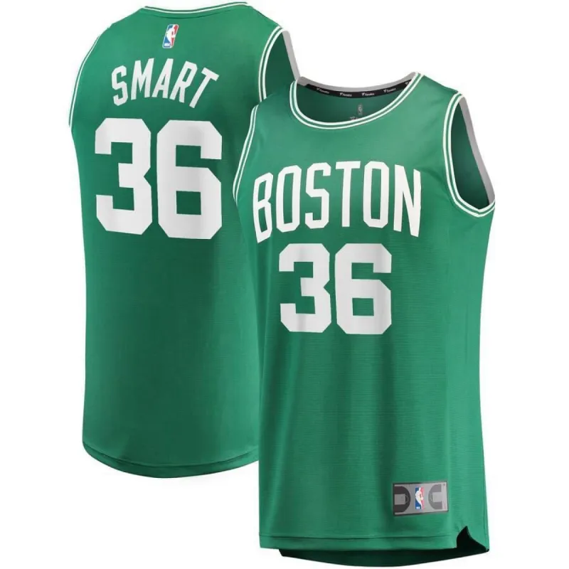 Boston Celtics Marcus Smart Fanatics Branded Replica 2020-21 Fast Break Icon Jersey Mens - Green | Ireland D8293X3 sold by The Bright Side