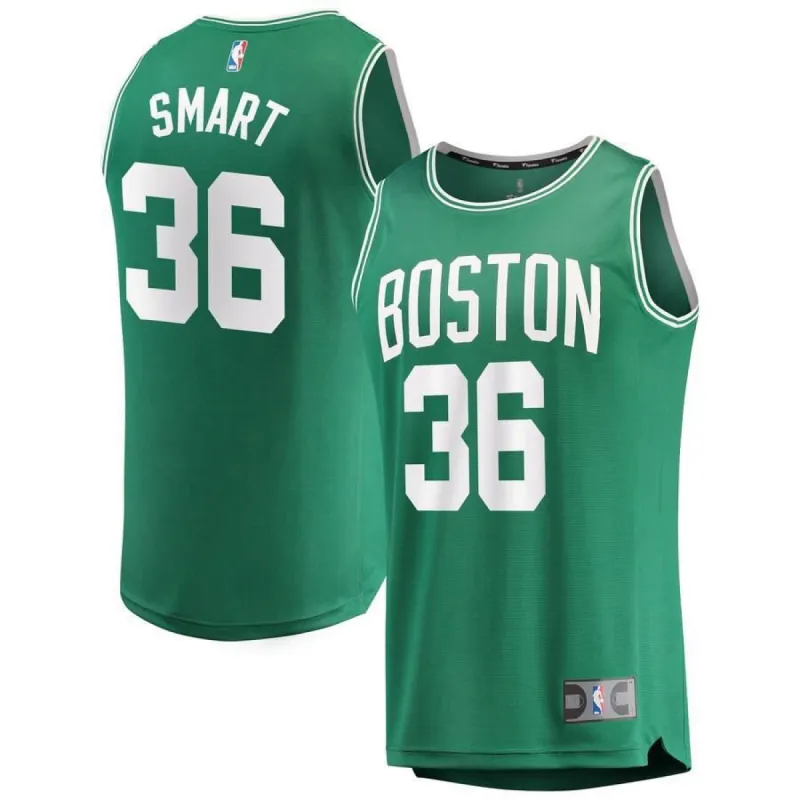 Boston Celtics Marcus Smart Fanatics Branded Replica Fast Break Player Jersey Mens - Green | Ireland U5237W9 sold by The Bright Side