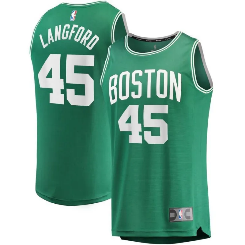Boston Celtics Romeo Langford Fanatics Branded Replica 2019 NBA Draft First Round Pick Fast Break Icon Jersey Mens - Green | Ireland Q8860E5 sold by The Bright Side