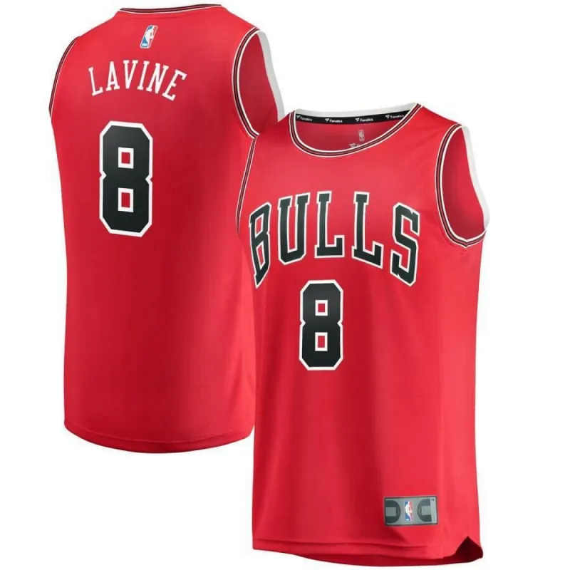 Chicago Bulls Zach LaVine Fanatics Branded Replica Fast Break Icon Jersey Mens - Red | Ireland N4790P2 sold by The Bright Side