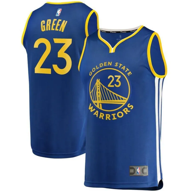 Golden State Warriors Draymond Green Fanatics Branded Replica Fast Break Player Team Icon Jersey Mens - Blue | Ireland E3953X2 sold by The Bright Side