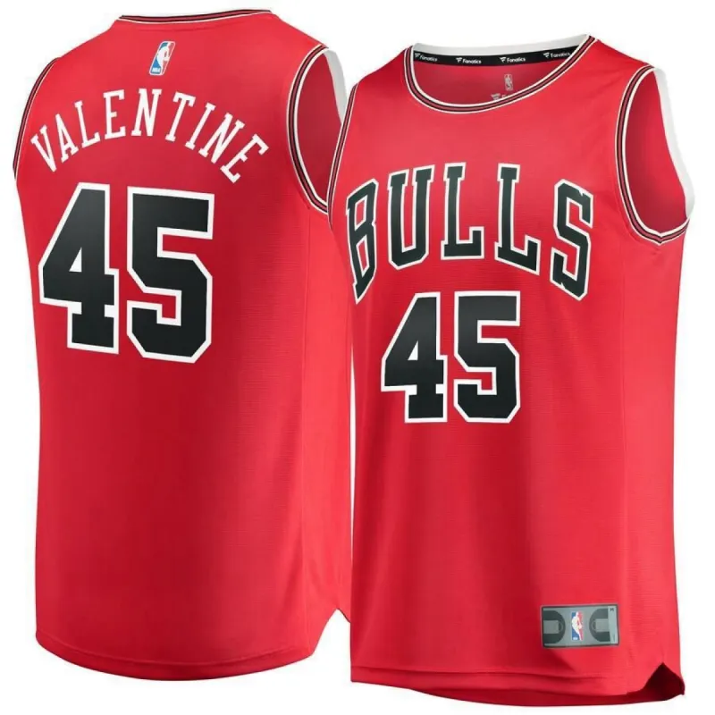 Chicago Bulls Denzel Valentine Fanatics Branded Replica Fast Break Icon Jersey Mens - Red | Ireland O6863I4 sold by The Bright Side