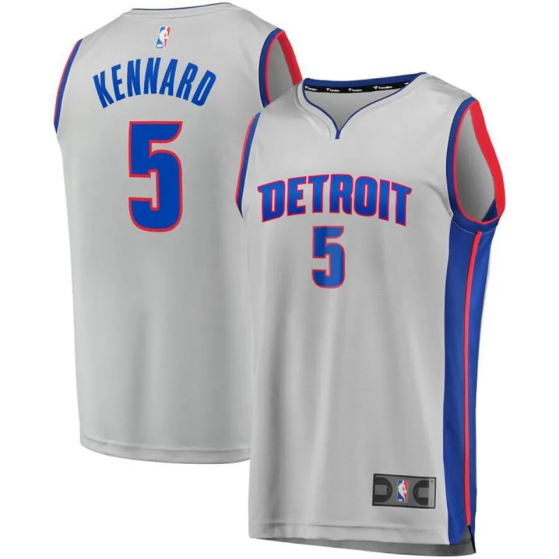 Detroit Pistons Luke Kennard Fanatics Branded Replica Fast Break Statement Jersey Mens - Grey | Ireland O8525J0 sold by The Bright Side