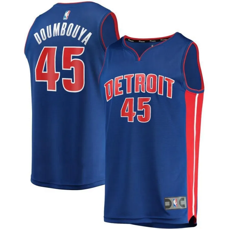 Detroit Pistons Sekou Doumbouya Fanatics Branded Replica Fast Break Icon Jersey Mens - Blue | Ireland I9335N5 sold by The Bright Side