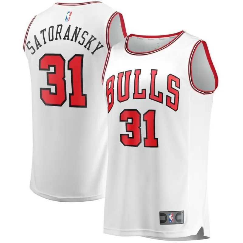 Chicago Bulls Tomas Satoransky Fanatics Branded Fast Break Player Association Jersey Mens - White | Ireland E2562P5 sold by The Bright Side