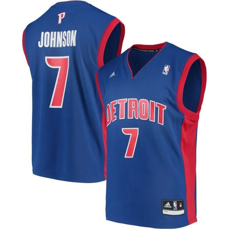 Detroit Pistons Stanley Johnson Adidas Replica Road Jersey Mens - Blue | Ireland N9468C1 sold by The Bright Side