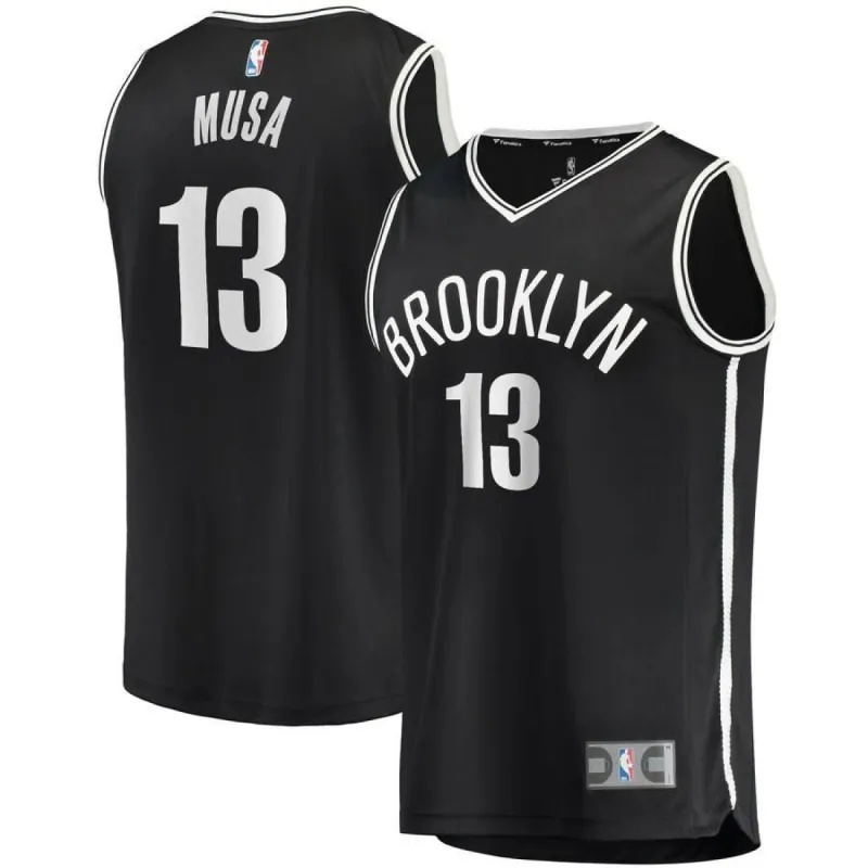 Brooklyn Nets Dzanan Musa Fanatics Branded Fast Break Player Icon Jersey Kids - Black | Ireland P8601Q6 sold by The Bright Side