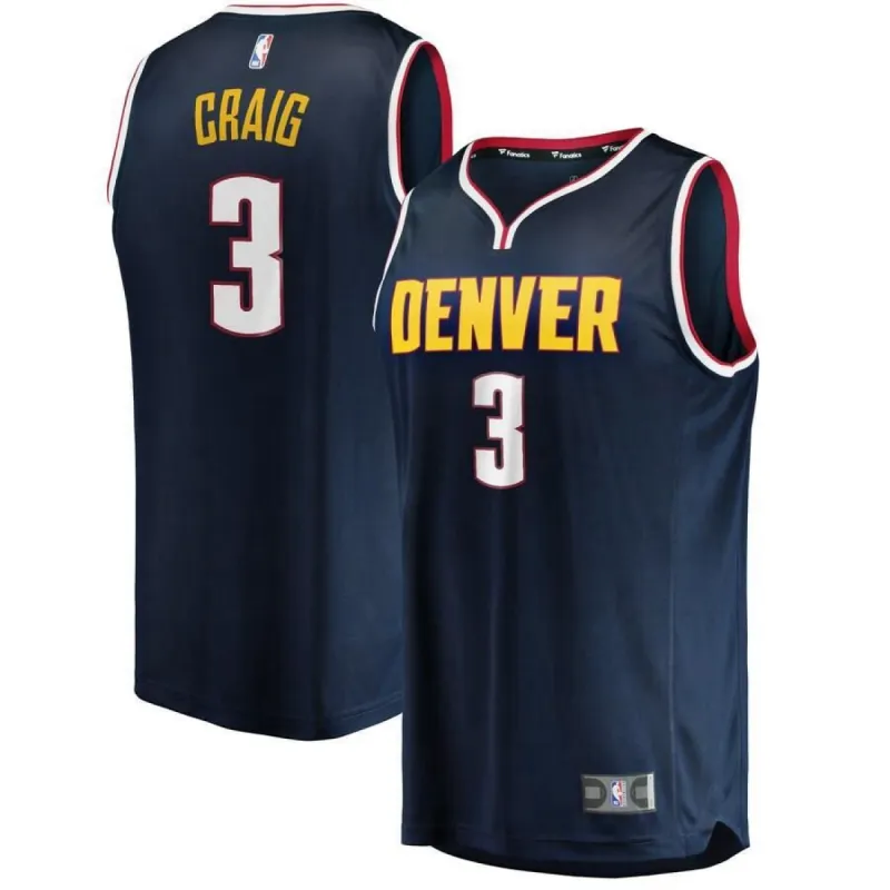 Denver Nuggets Torrey Craig Fanatics Branded Fast Break Player Icon Jersey Kids - Navy | Ireland L6147I0 sold by The Bright Side