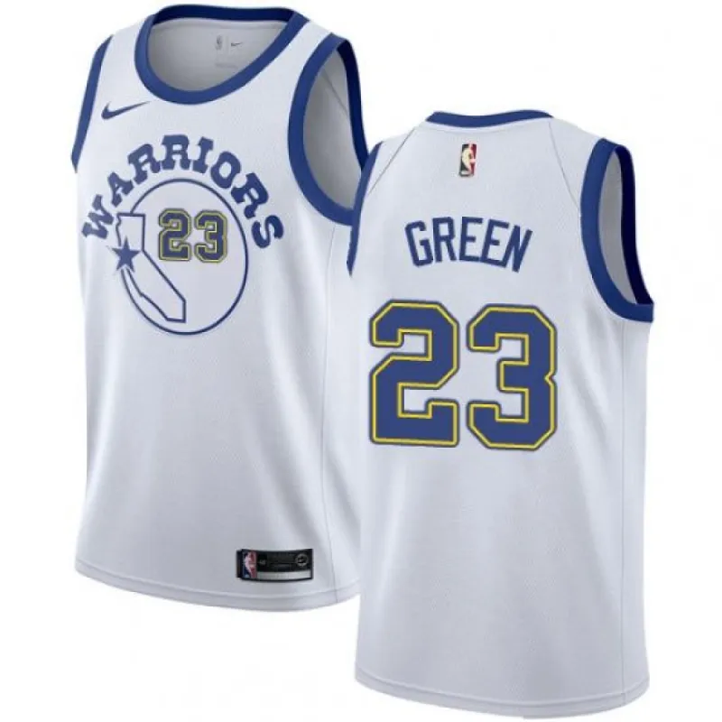 Men's Golden State Warriors Draymond Green Jersey Hardwood White sold by The Bright Side