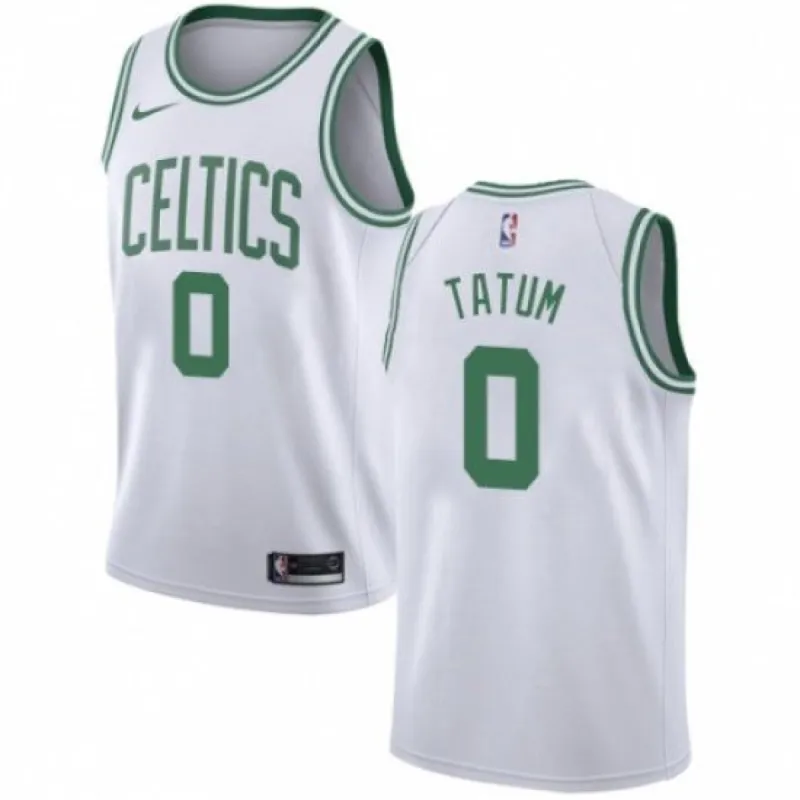 Men's Boston Celtics Jayson Tatum Association Edition Jersey White sold by The Bright Side