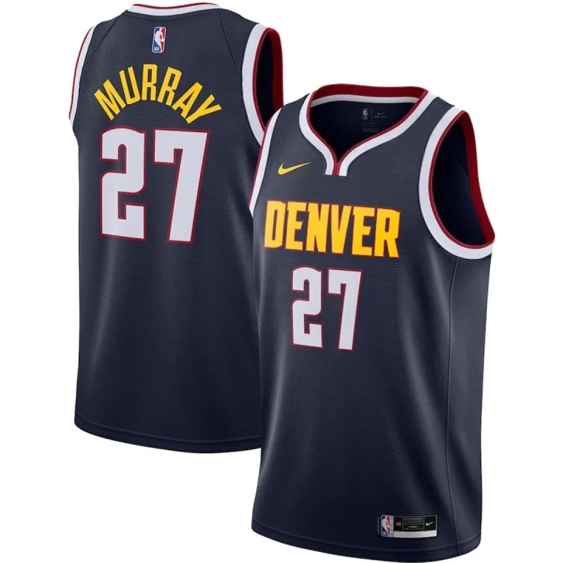 Mens Denver Nuggets Jamal Murray Icon Jersey Blue sold by The Bright Side