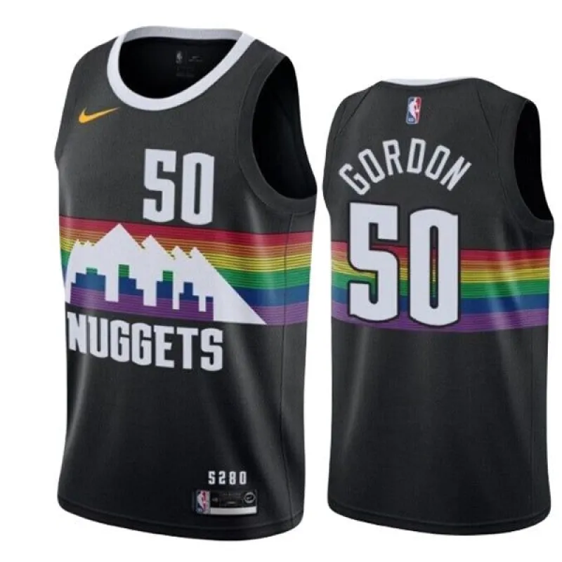 Men's Denver Nuggets Aaron Gordon City Edition Jersey - Black sold by The Bright Side
