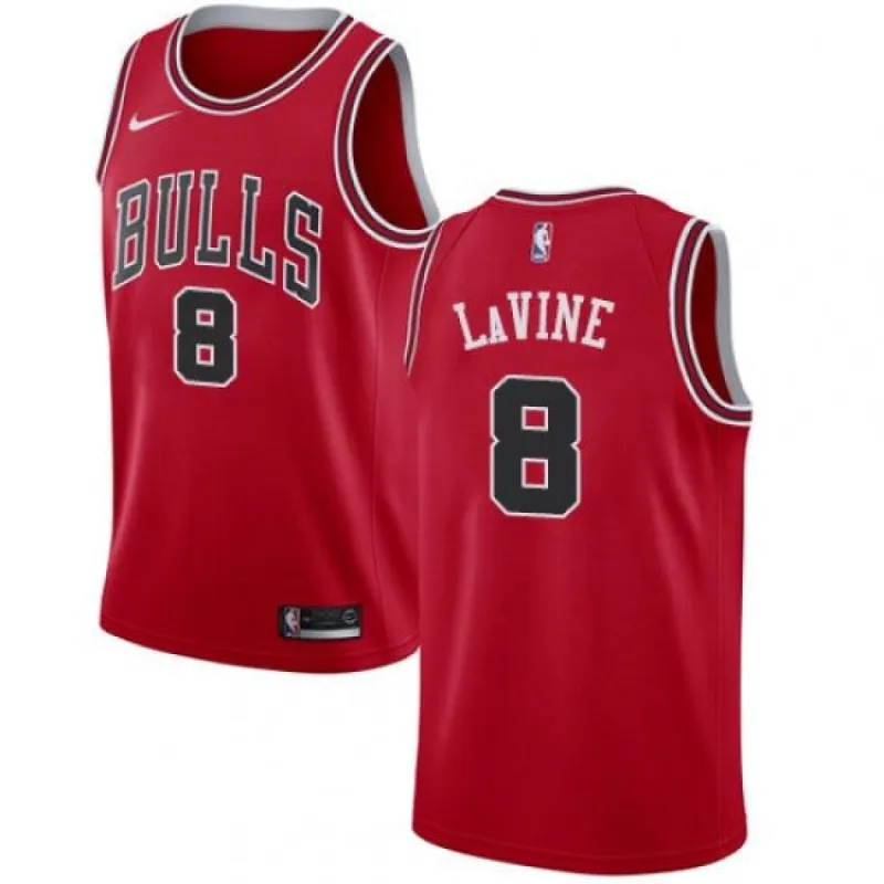 Men's Chicago Bulls Zach LaVine Swingman Jersey Icon Edition Red sold by The Bright Side