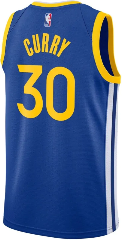 Nike Men's Golden State Warriors Stephen Curry 30 Icon Edition Swingman Jersey sold by The Bright Side