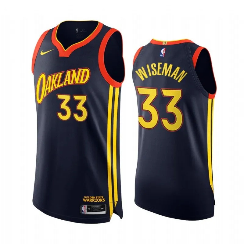 Men's Golden State Warriors James Wiseman City Jersey Black sold by The Bright Side