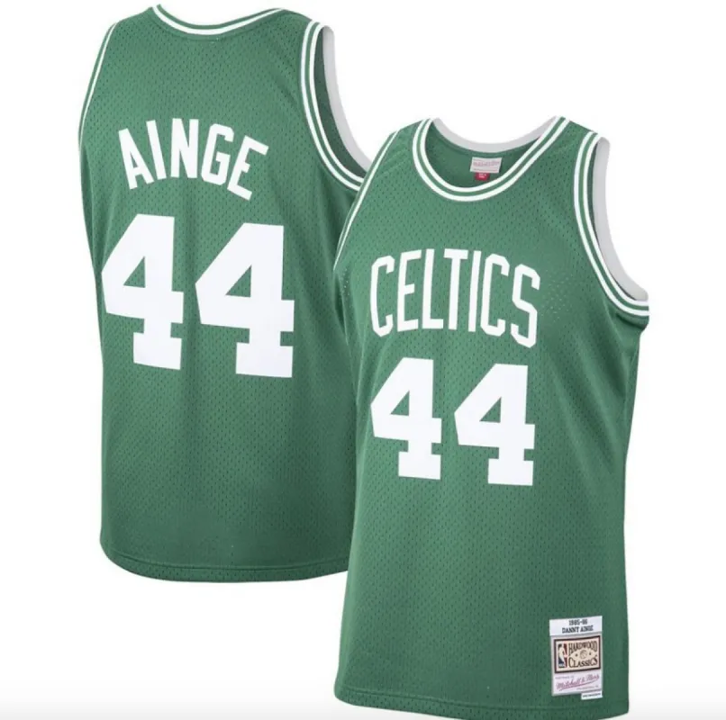 Men's Danny Ainge Boston Celtics Mitchell & Ness 1985-86 Hardwood Classics Swingman Player Jersey - Kelly Green sold by The Bright Side