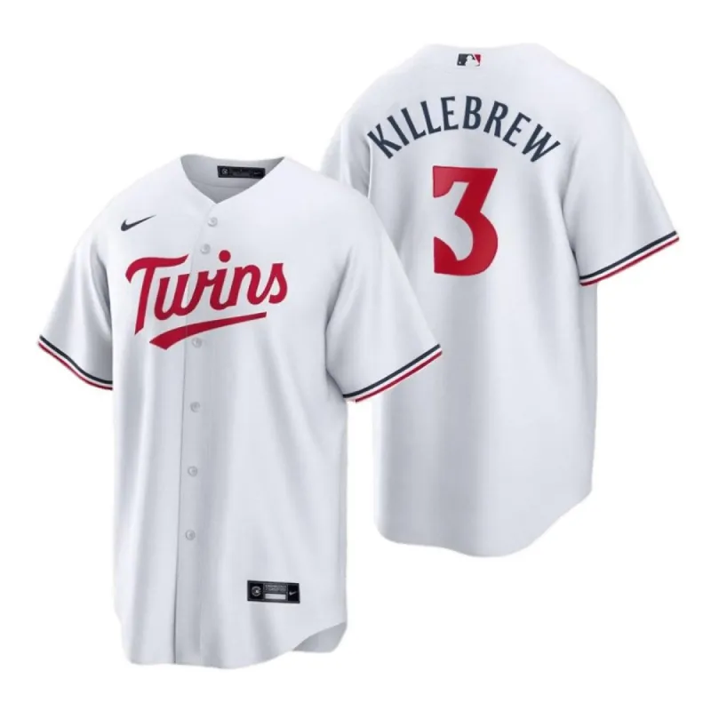 Men's Minnesota Twins Harmon Killebrew Replica Home Jersey - White sold by The Bright Side