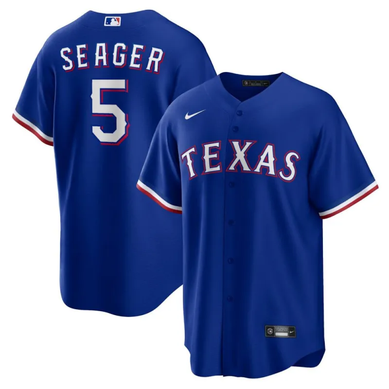 Men's Texas Rangers Corey Seager Alternate Player Jersey - Royal sold by The Bright Side