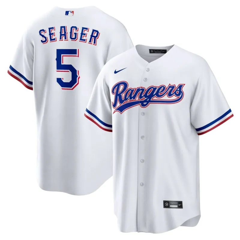 Men's Texas Rangers Corey Seager Home Player Jersey - White sold by The Bright Side