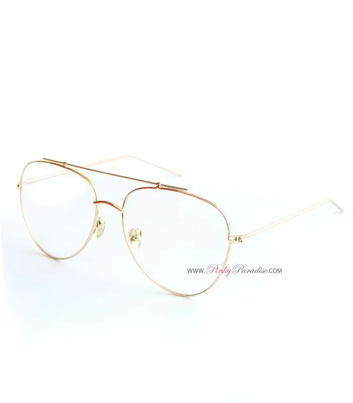 Clear Aviator Glasses sold by Pinky Paradise
