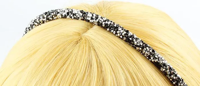 Rhinestone Beaded Headband sold by Pinky Paradise product image thumbnail 2