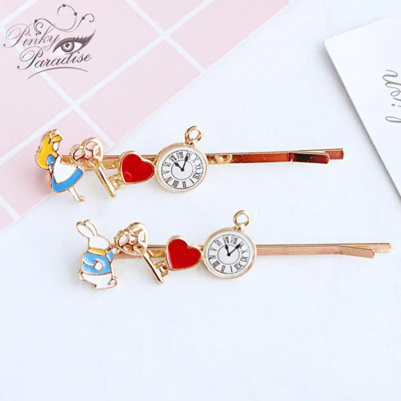 Alice in The Wonderland Bobby Pin Set made by Pinky Paradise