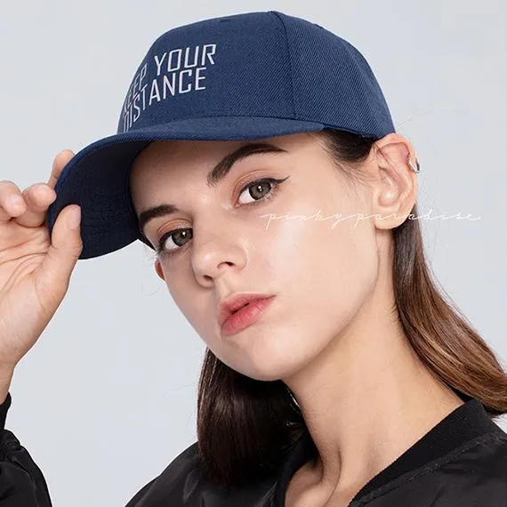 Personalized Custom Baseball Caps Navy sold by Pinky Paradise product image thumbnail 3