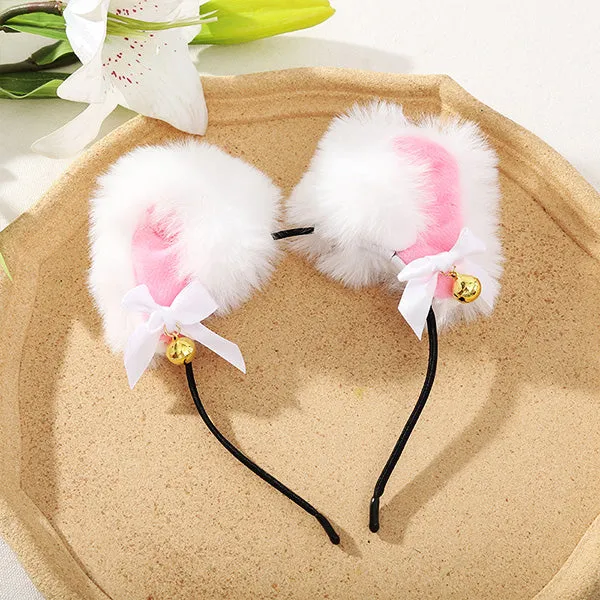 Cosplay Furry Cat Ear Headband with Bell sold by Pinky Paradise product image thumbnail 5