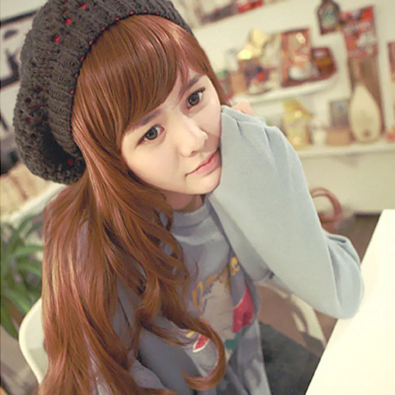 Premium Wig Sweet Spoon No1 Soft Curly Hair (Red Brown) sold by Pinky Paradise
