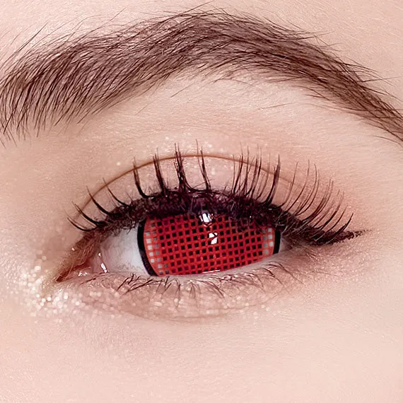 Princess Pinky Red Mesh With Rim Mini Sclera sold by Pinky Paradise
