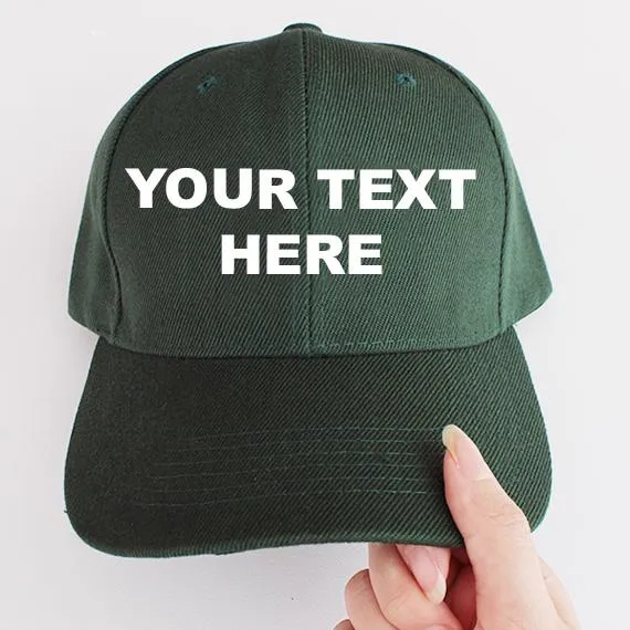 Personalized Custom Baseball Caps Green sold by Pinky Paradise