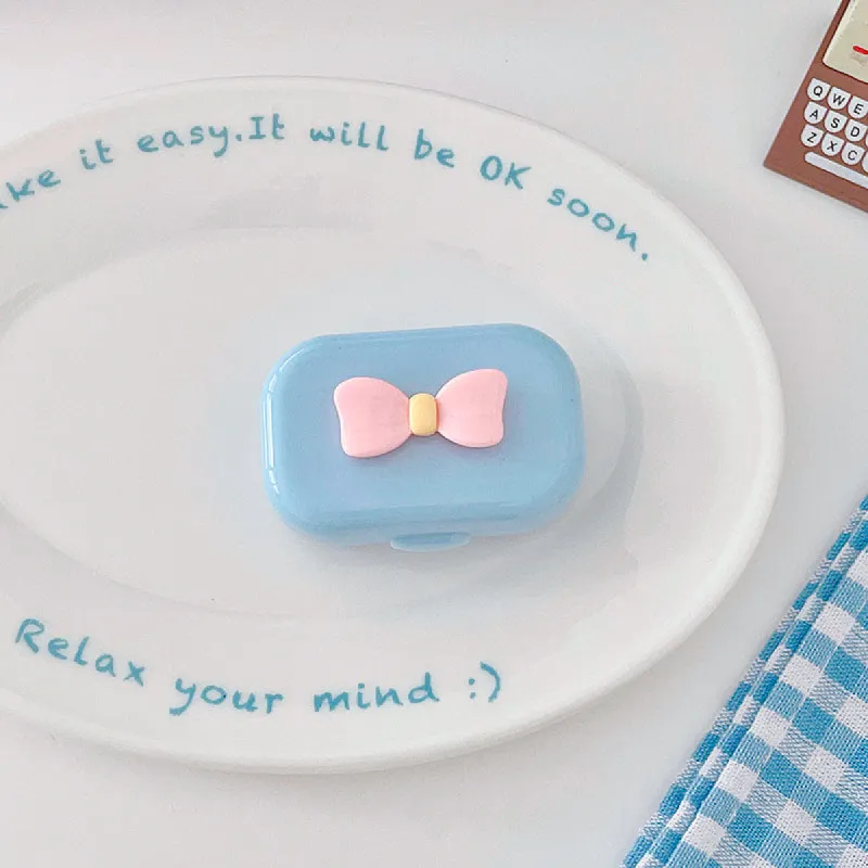 Cute Bow Pastel Travel Lens Case sold by Pinky Paradise